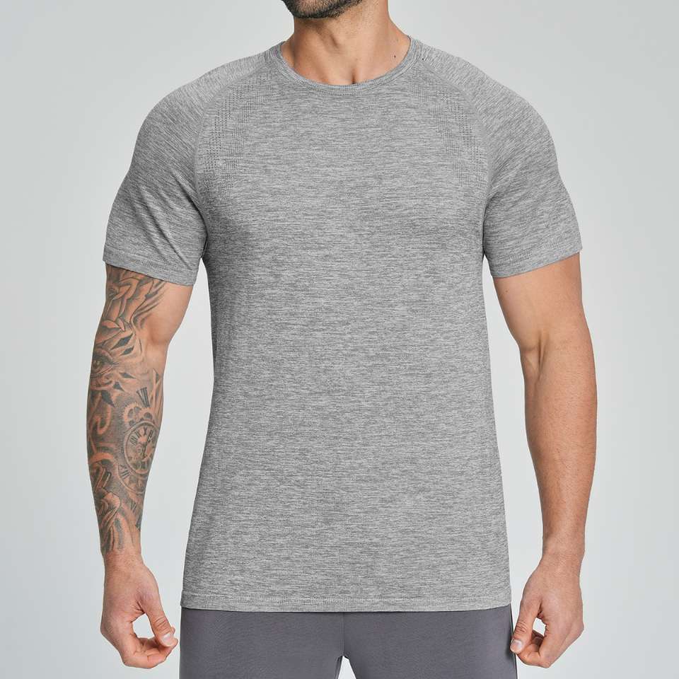 Mens Gym Sportswear 53%nylon 47%polyester Tshirt DD-EDX1196 print logo 8