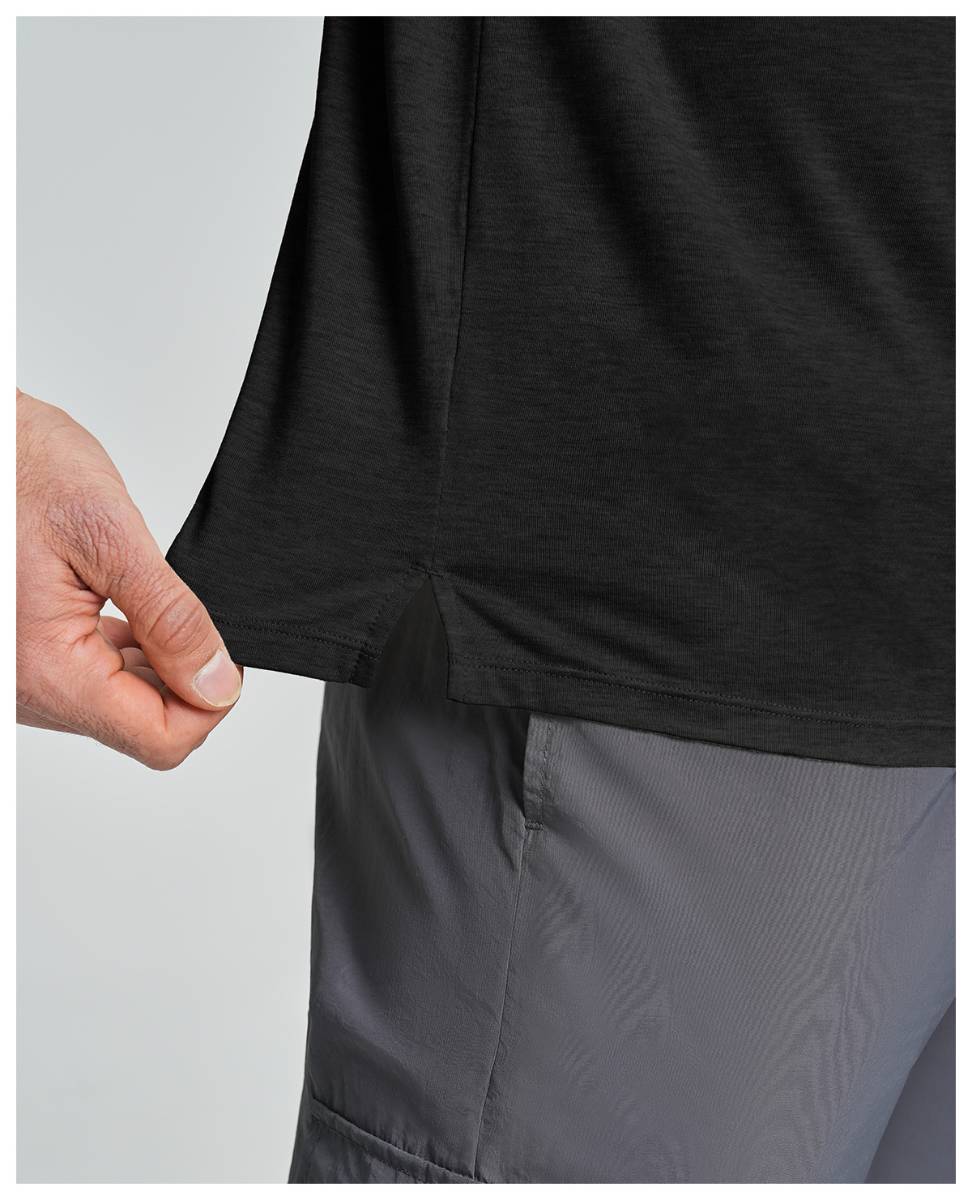 Mens Gym Fitness 64.5%Lyocell 27.7%Cotton Wool 7.8%spandex Tshirt DD-EDX3539 print logo 20