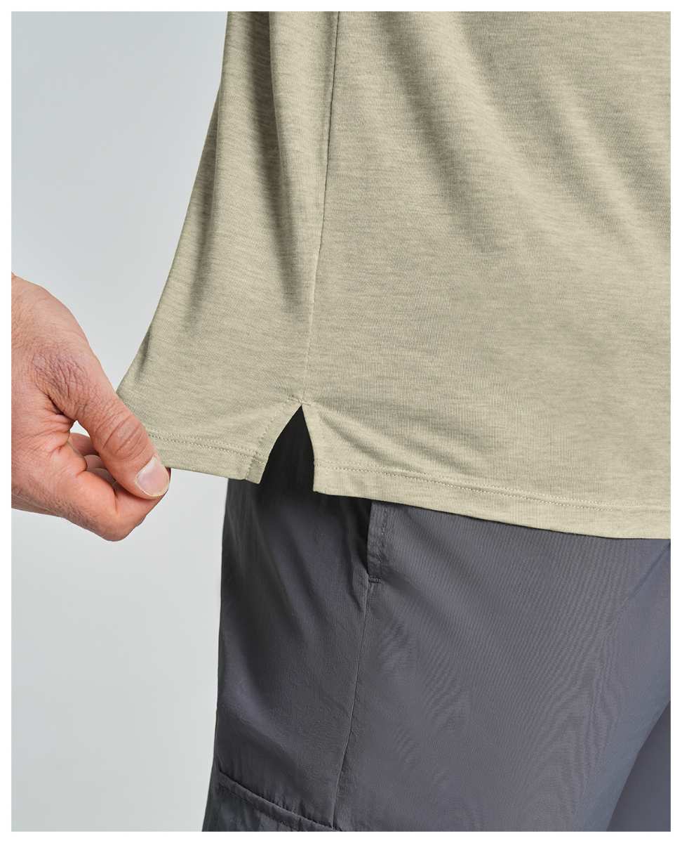 Mens Gym Fitness 64.5%Lyocell 27.7%Cotton Wool 7.8%spandex Tshirt DD-EDX3539 print logo 35