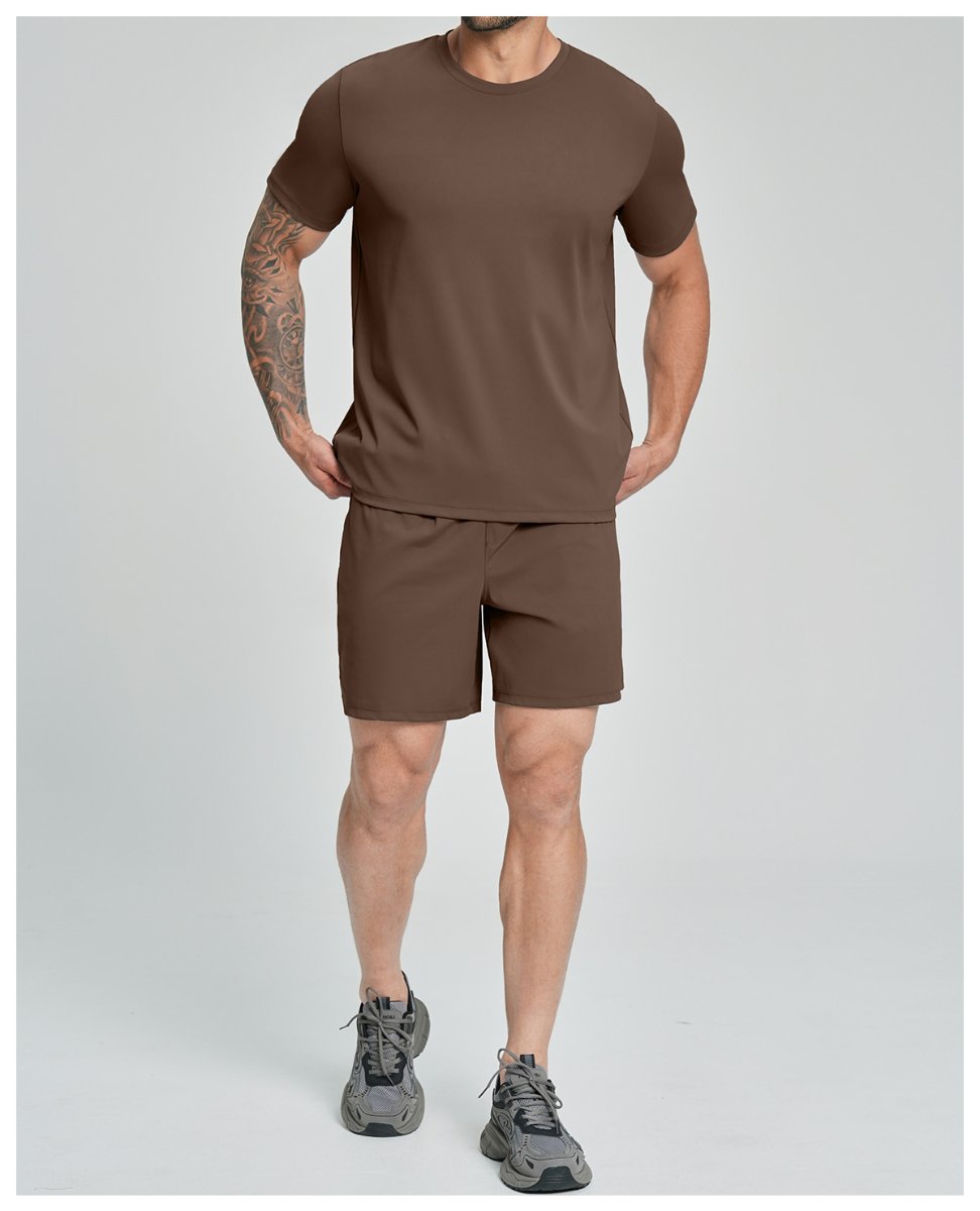 Mens Causal Sportswear 78%nylon 22%spandex Tshirt DD-EDX5086 print logo 21