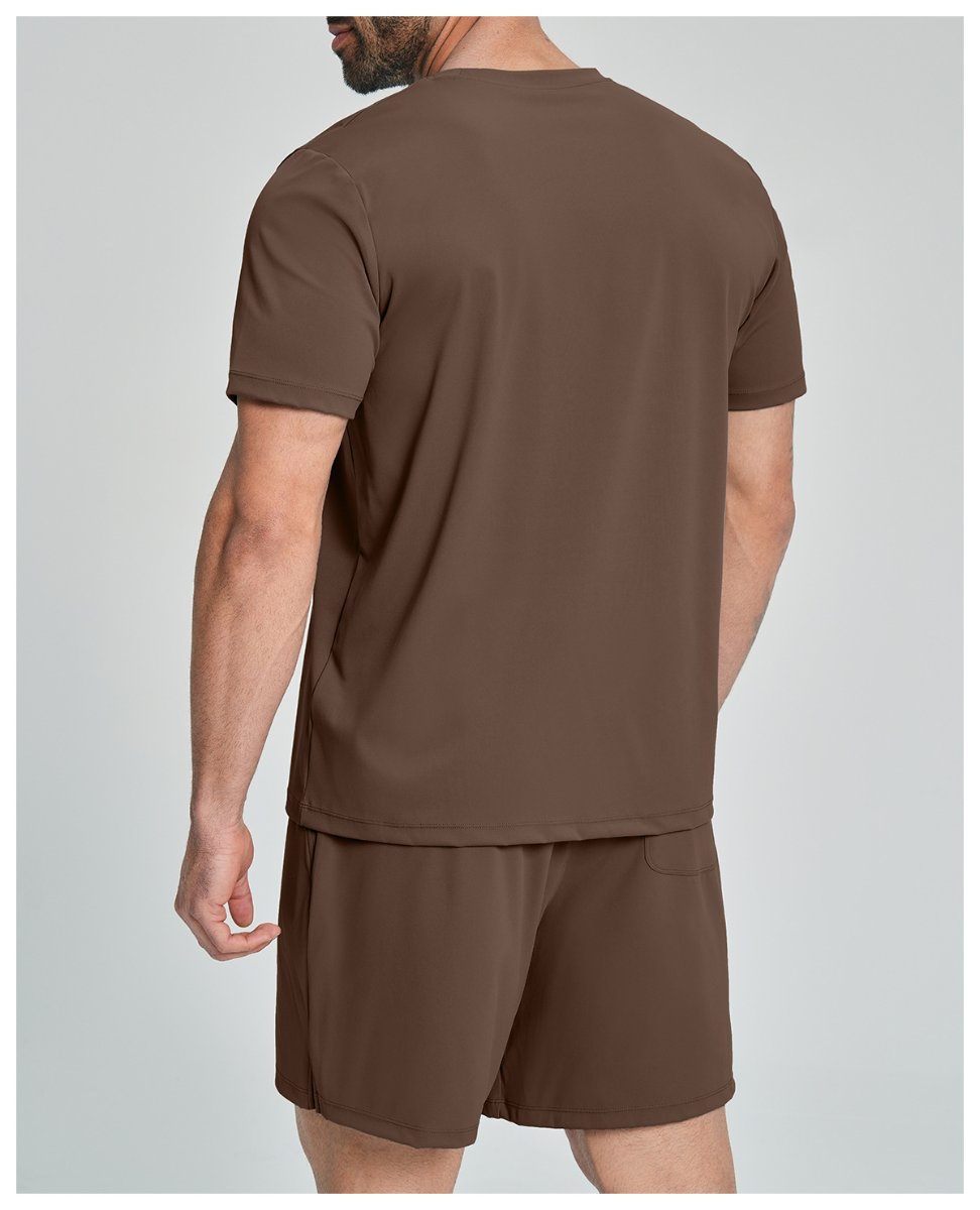 Mens Causal Sportswear 78%nylon 22%spandex Tshirt DD-EDX5086 print logo 24