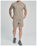 Mens Causal Sportswear 78%nylon 22%spandex Tshirt DD-EDX5086 print logo 26