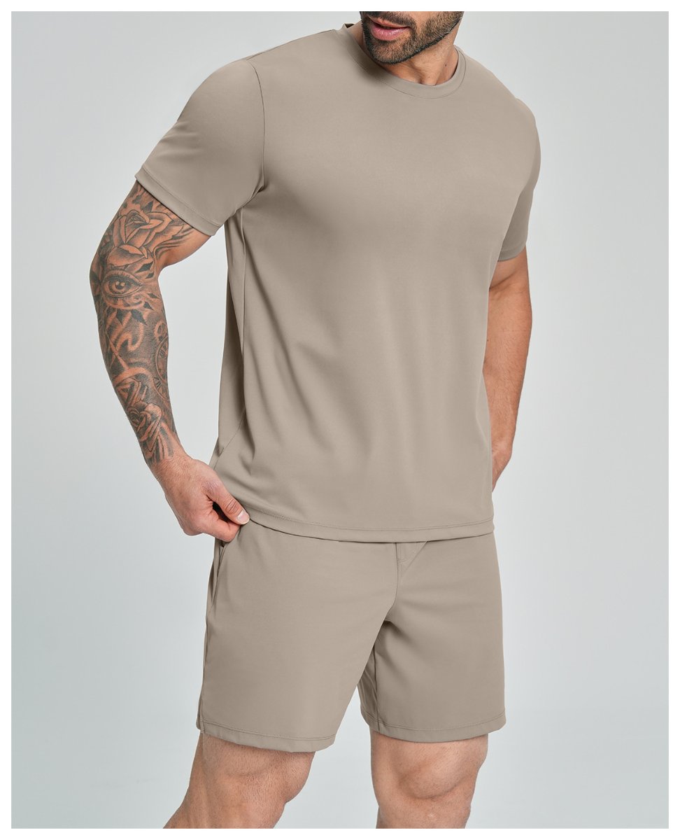 Mens Causal Sportswear 78%nylon 22%spandex Tshirt DD-EDX5086 print logo 28