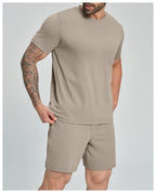 Mens Causal Sportswear 78%nylon 22%spandex Tshirt DD-EDX5086 print logo 28