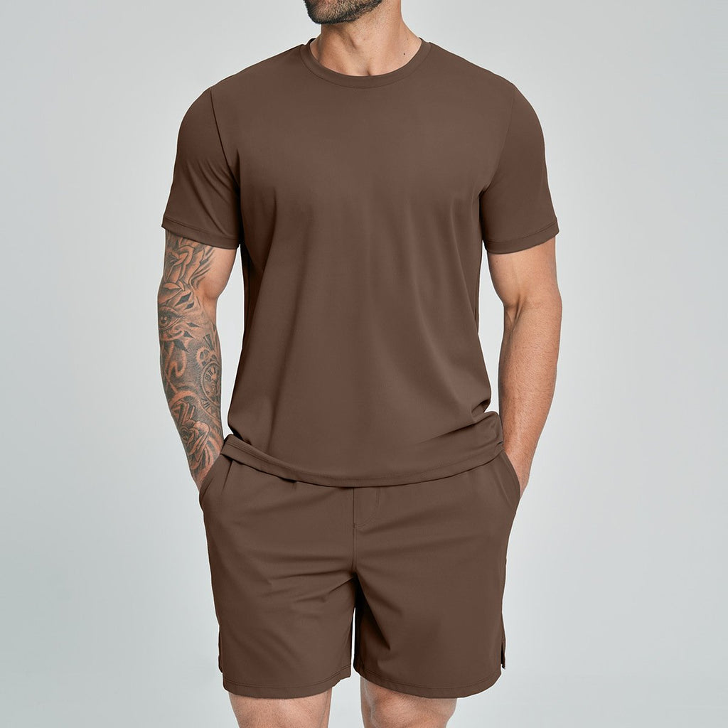 Mens Causal Sportswear 78%nylon 22%spandex Tshirt DD-EDX5086 print logo 8