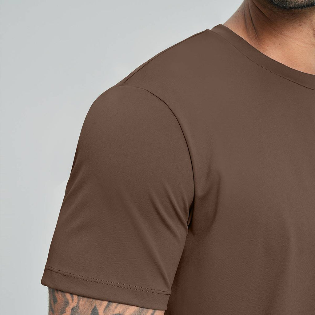 Mens Causal Sportswear 78%nylon 22%spandex Tshirt DD-EDX5086 print logo 9