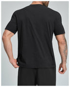 Mens Sports Workout 100%polyester Tshirt DD-EDX5091 print logo 19