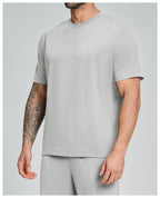 Mens Sports Workout 100%polyester Tshirt DD-EDX5091 print logo 23