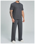 Mens Sports Workout 100%polyester Tshirt DD-EDX5091 print logo 26