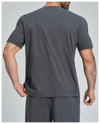 Mens Sports Workout 100%polyester Tshirt DD-EDX5091 print logo 29