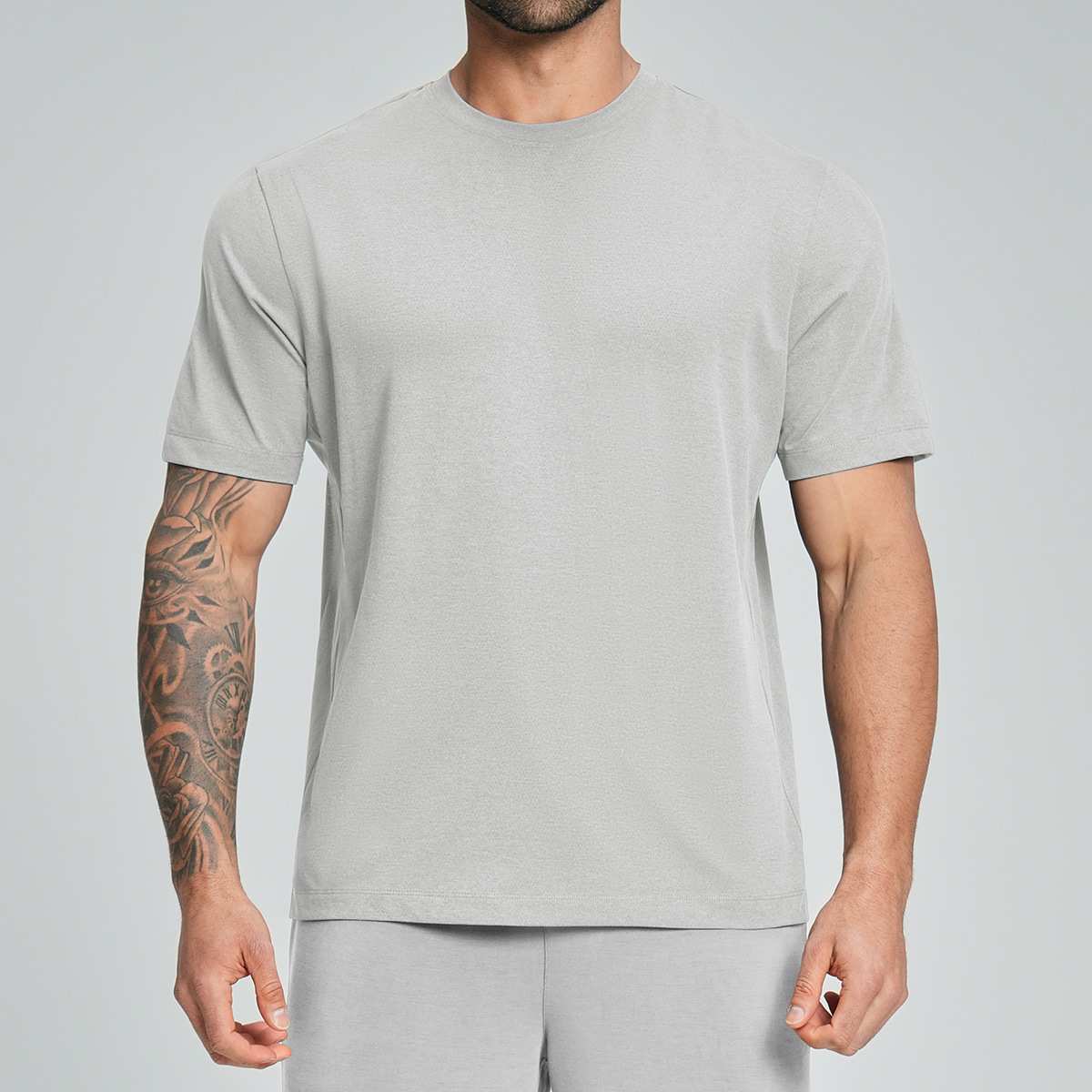 Mens Sports Workout 100%polyester Tshirt DD-EDX5091 print logo 4