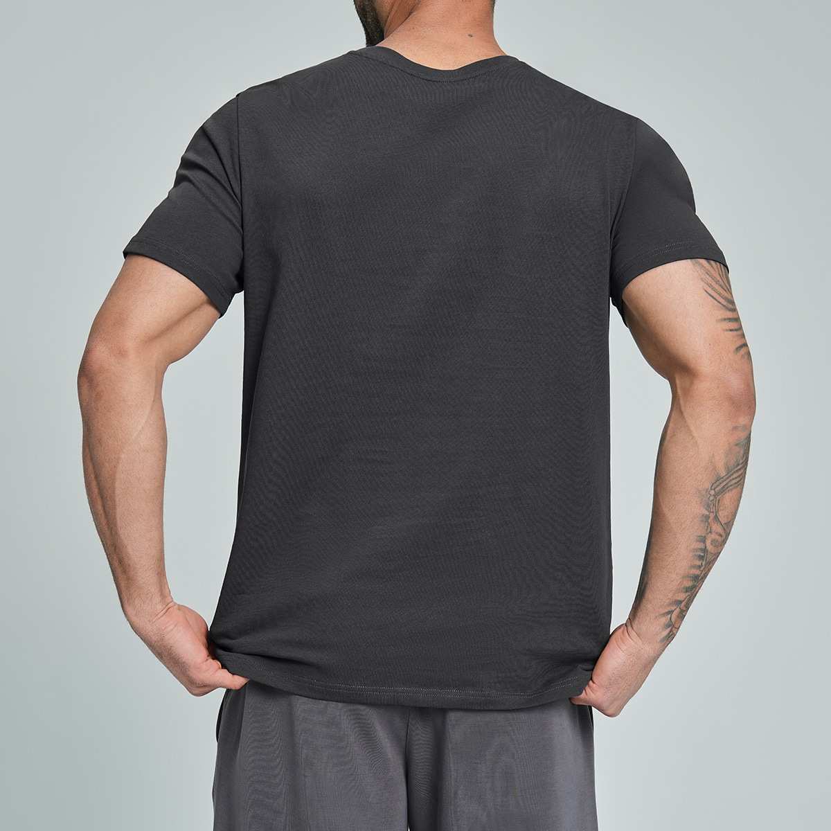 Mens Casual Activewear 100%Organic Cotton Tshirt DD-EDX5094 print logo 9