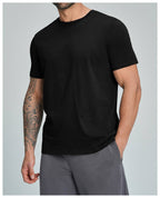 Mens Casual Activewear 100%Organic Cotton Tshirt DD-EDX5094 print logo 25