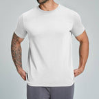 Mens Casual Activewear 100%Organic Cotton Tshirt DD-EDX5094 print logo 2