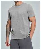 Mens Casual Activewear 100%Organic Cotton Tshirt DD-EDX5094 print logo 30