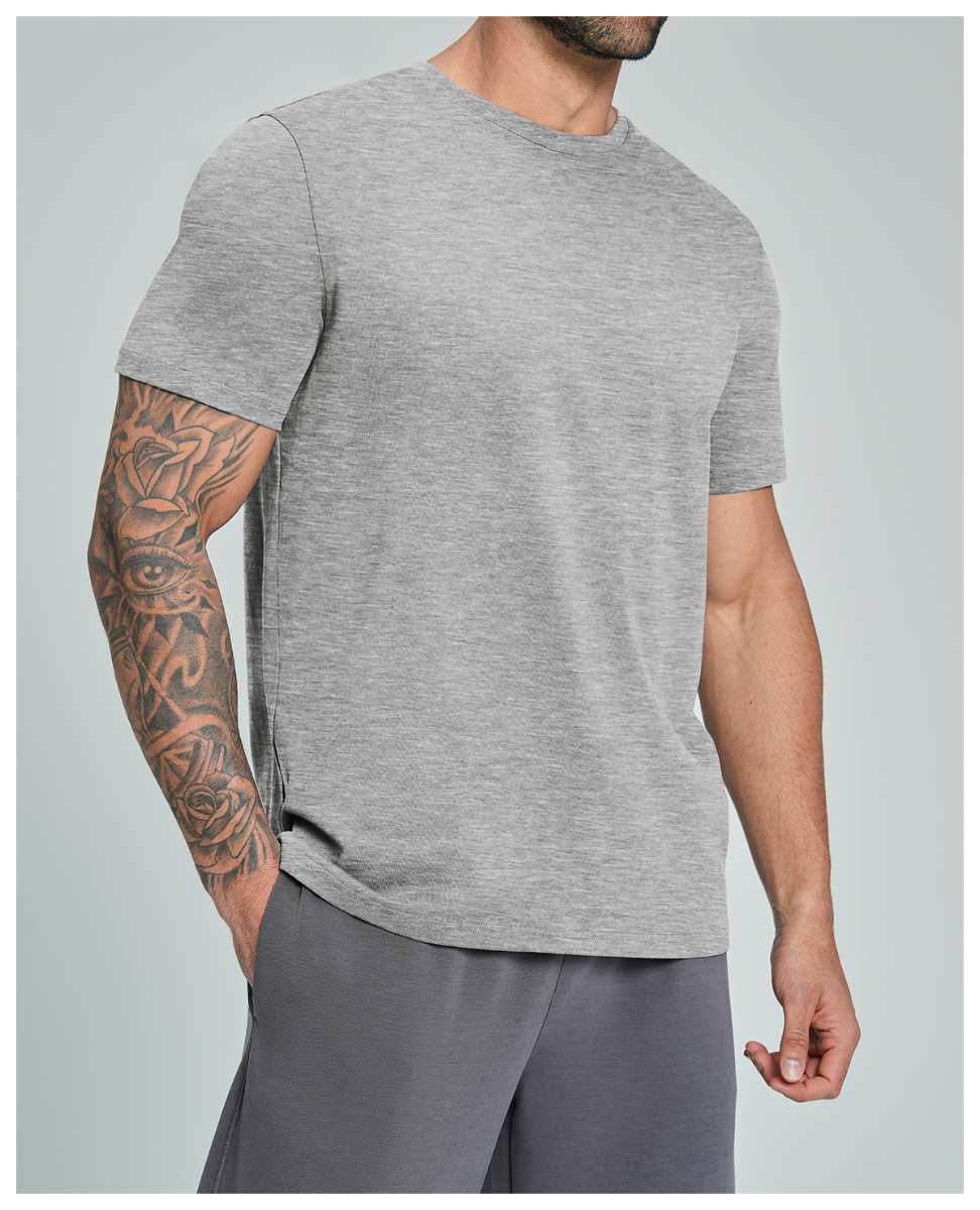 Mens Casual Activewear 100%Organic Cotton Tshirt DD-EDX5094 print logo 31