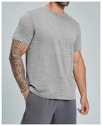 Mens Casual Activewear 100%Organic Cotton Tshirt DD-EDX5094 print logo 31