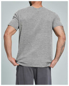 Mens Casual Activewear 100%Organic Cotton Tshirt DD-EDX5094 print logo 32