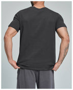 Mens Casual Activewear 100%Organic Cotton Tshirt DD-EDX5094 print logo 37
