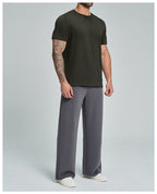 Mens Casual Activewear 100%Organic Cotton Tshirt DD-EDX5094 print logo 38