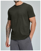 Mens Casual Activewear 100%Organic Cotton Tshirt DD-EDX5094 print logo 40