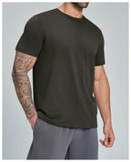 Mens Casual Activewear 100%Organic Cotton Tshirt DD-EDX5094 print logo 41
