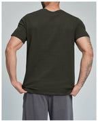 Mens Casual Activewear 100%Organic Cotton Tshirt DD-EDX5094 print logo 42