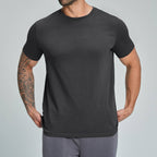 Mens Casual Activewear 100%Organic Cotton Tshirt DD-EDX5094 print logo 5