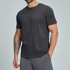 Mens Casual Activewear 100%Organic Cotton Tshirt DD-EDX5094 print logo 8