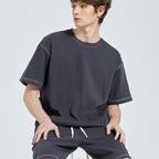 Mens Casual Oversized 75%Cotton  25% Polyester Tshirt DJ-21760 print logo 6