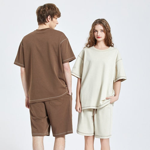 Mens Casual Oversized 75%Cotton  25% Polyester Tshirt DJ-21760 print logo 2