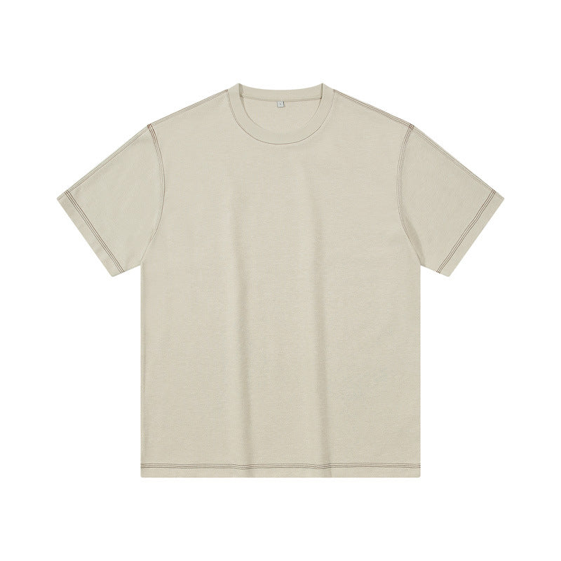 Mens Casual Oversized 75%Cotton  25% Polyester Tshirt DJ-21760 print logo 4