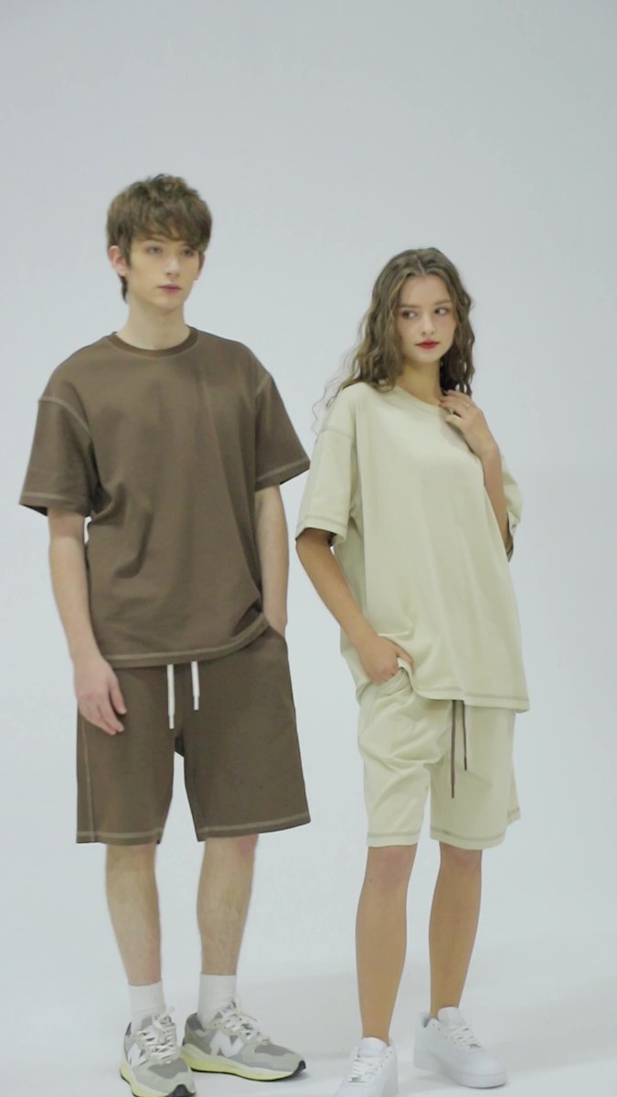 Mens Casual Oversized 75%Cotton  25% Polyester Tshirt DJ-21760 print logo 8