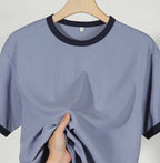 Mens Streetwear Oversized 53% cotton 45.9% polyester 1.1%spandex Tshirt DJ-21768 print logo 21
