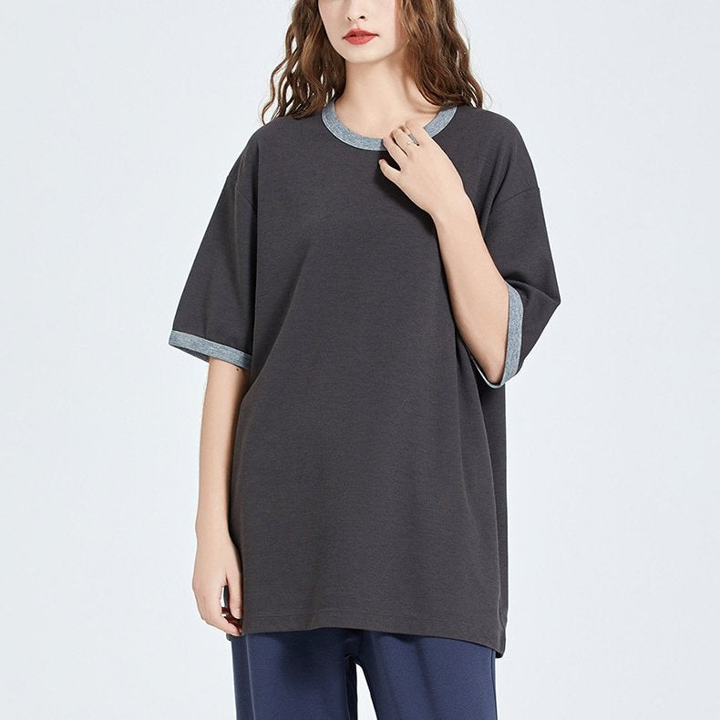 Mens Streetwear Oversized 53% cotton 45.9% polyester 1.1%spandex Tshirt DJ-21768 print logo 17