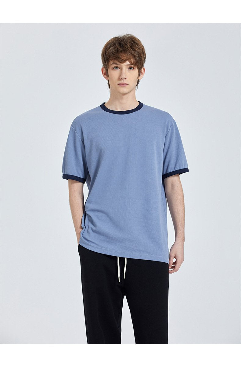 Mens Streetwear Oversized 53% cotton 45.9% polyester 1.1%spandex Tshirt DJ-21768 print logo 26