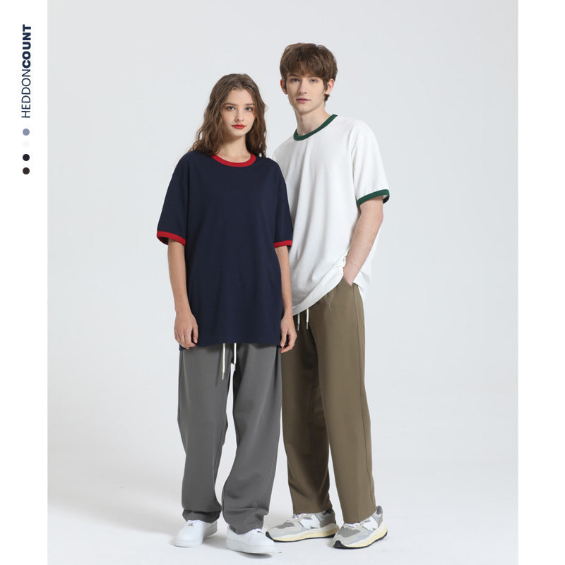 Mens Streetwear Oversized 53% cotton 45.9% polyester 1.1%spandex Tshirt DJ-21768 print logo 10