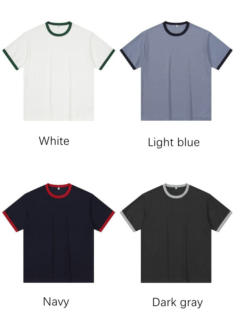 Mens Streetwear Oversized 53% cotton 45.9% polyester 1.1%spandex Tshirt DJ-21768 print logo 35