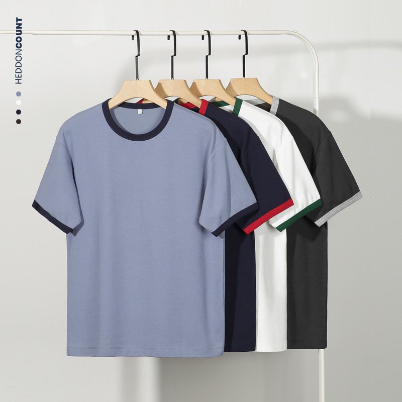 Mens Streetwear Oversized 53% cotton 45.9% polyester 1.1%spandex Tshirt DJ-21768 print logo 11