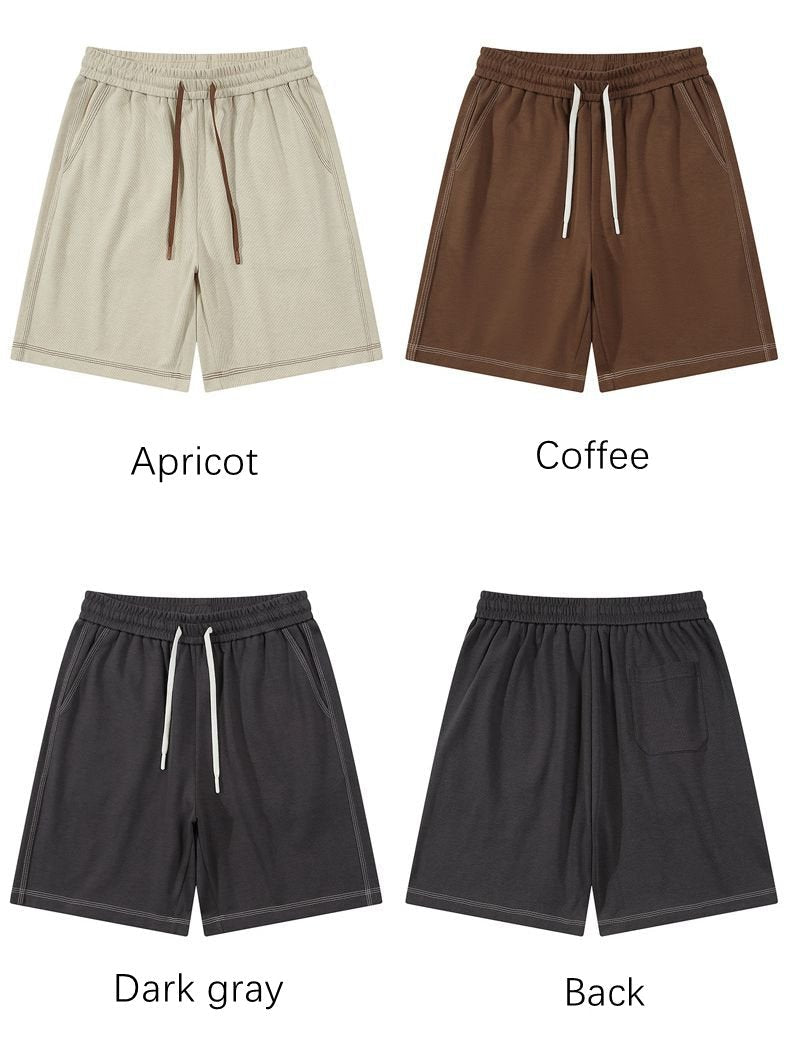 Mens Casual Sports 75%Cotton 25% Polyester Shorts DJ-93237 print logo 37