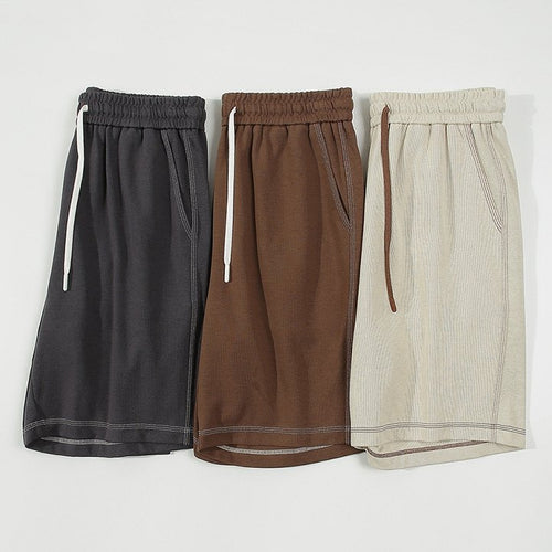 Mens Casual Sports 75%Cotton 25% Polyester Shorts DJ-93237 print logo 2