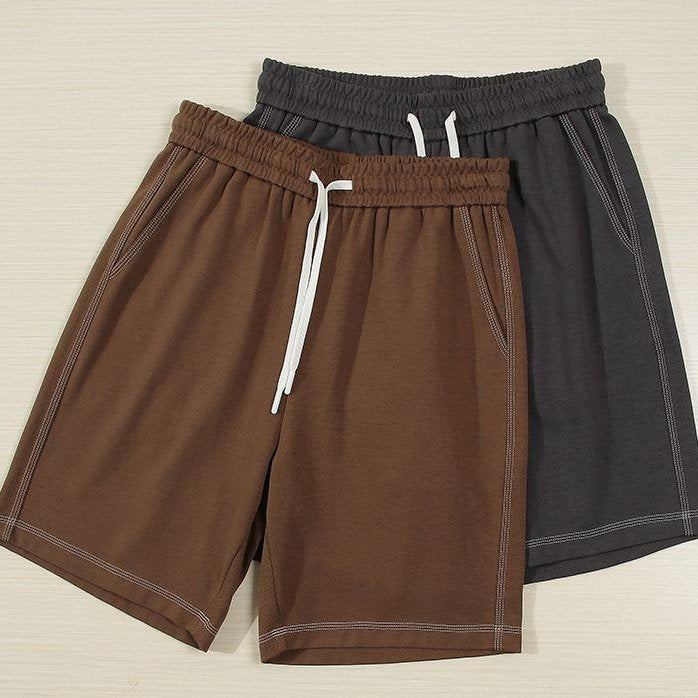 Mens Casual Sports 75%Cotton 25% Polyester Shorts DJ-93237 print logo 15