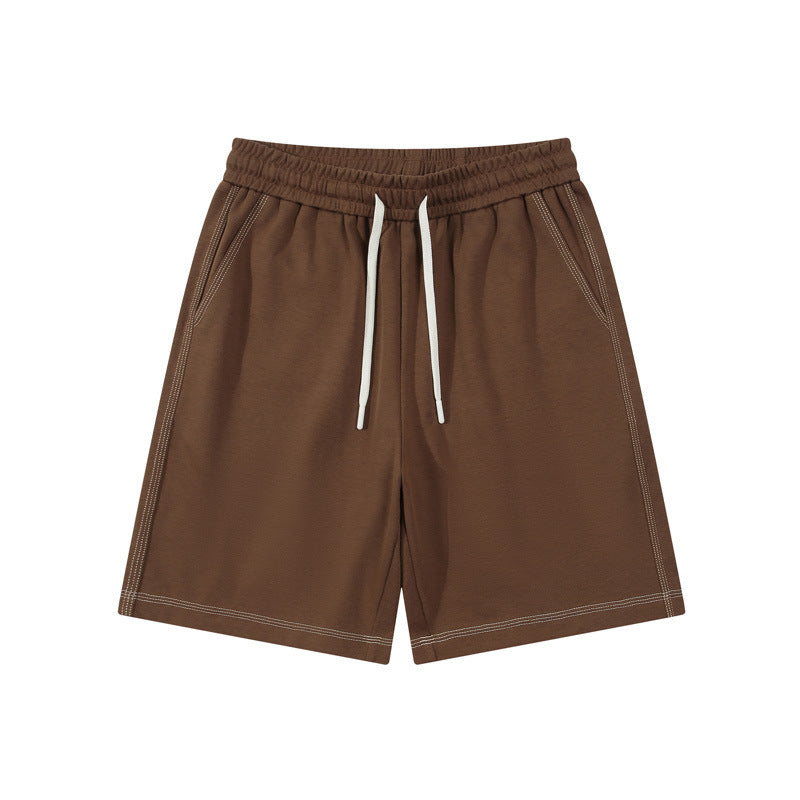 Mens Casual Sports 75%Cotton 25% Polyester Shorts DJ-93237 print logo 11