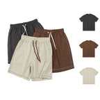 Mens Casual Sports 75%Cotton 25% Polyester Shorts DJ-93237 print logo 8