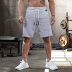 Mens Gym Training 80% Cotton 20% Polyester Shorts DK435 print logo 29