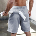 Mens Gym Training 80% Cotton 20% Polyester Shorts DK435 print logo 30