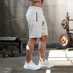 Mens Gym Training 80% Cotton 20% Polyester Shorts DK435 print logo 23