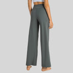Womens Casual Activewear 80%nylon 20%spandex Trousers DL336 print logo 2