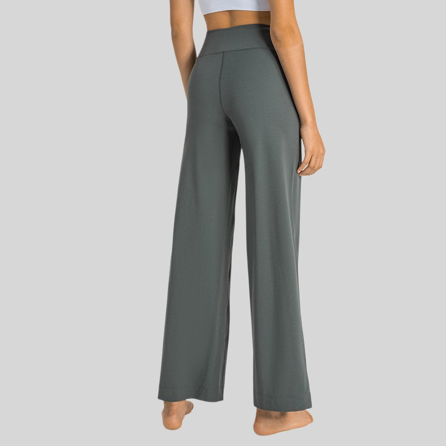 Womens Casual Activewear 80%nylon 20%spandex Trousers DL336 print logo 2
