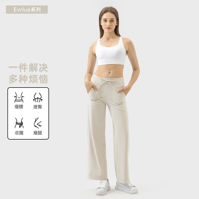 Womens Casual Activewear 80%nylon 20%spandex Trousers DL336 print logo 24